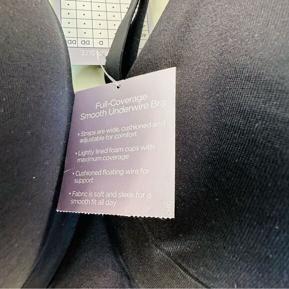 Catherines Full-Coverage Smooth Underwire Bra Plus  Sizes 50D - Picture 2 of 3